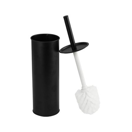 Ёрш для унитаза Санакс 2415 напольный Черный эмаль из нержавеющей стали