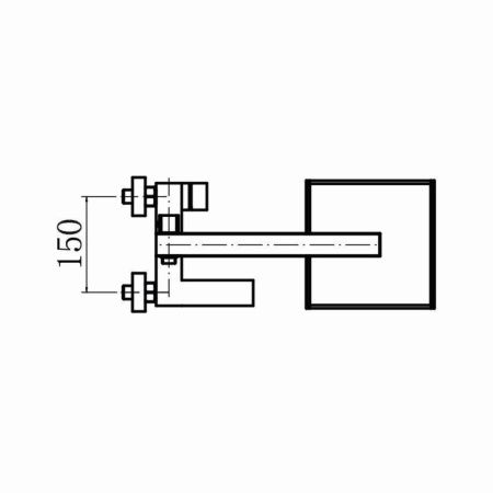 Душевая система FASHUN A52417 со смеситетелем с тропическим душем из нержавеющей стали