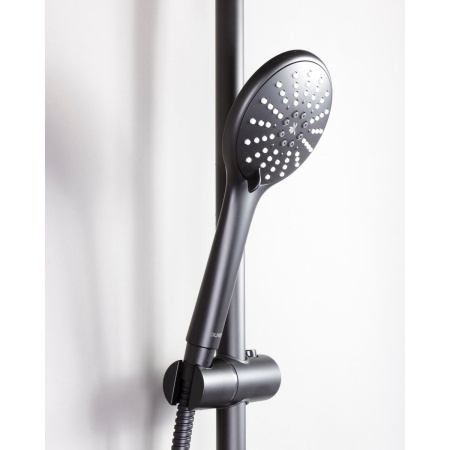 Душевая система OLIVE'S TERMO 34511TMB Черный с термостатом
