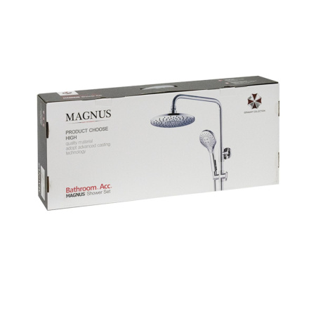Душевая система MAGNUS 8775 со смесителем черный (5)