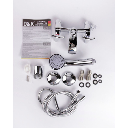 Смеситель для ванны DK Venice Baciano DA1033241 хром, короткий излив