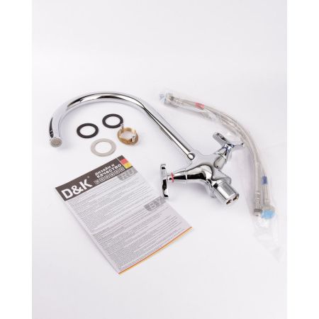 Смеситель для кухни DK Hessen Goethe DA1382441 хром, высокий