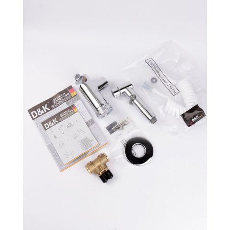 Смеситель для биде DK Bayern Alfeld DA1484541 хром, с гигиенической лейкой, встраиваемый