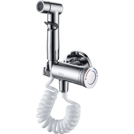 Смеситель для биде DK Bayern Alfeld DA1484541 хром, с гигиенической лейкой, встраиваемый