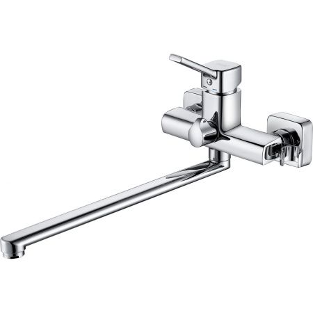 Смеситель для ванны DK Rhein Dusseldorf DA1493301 хром, длинный излив