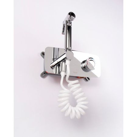 Смеситель для биде DK Bayern Alfeld DA1484501 хром, с гигиенической лейкой, встраиваемый