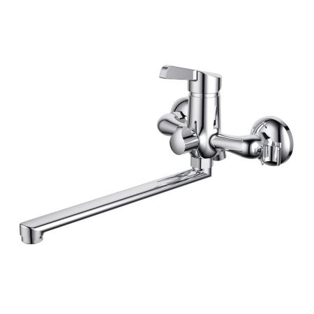 Смеситель для ванны DK Rhein Schiller DA1463301 хром, длинный излив