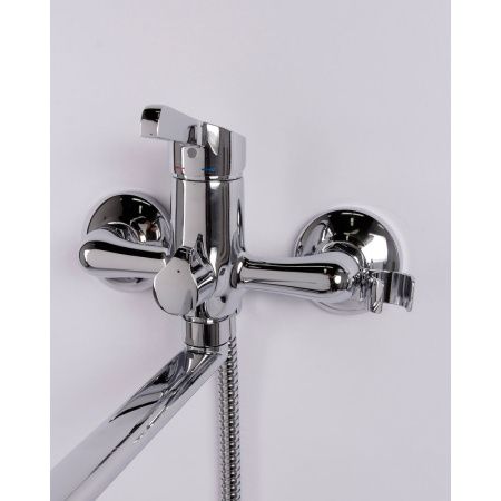 Смеситель для ванны DK Rhein Schiller DA1463301 хром, длинный излив