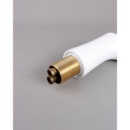 Смеситель для раковины DK Venice Baciano DA1032156 белый-хром