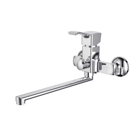 Смеситель для ванны DK Rhein Bach DA1473301 хром, длинный излив