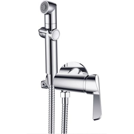 Смеситель для биде DK Rhein Schiller DA1464501 хром, с гигиенической лейкой, встраиваемый