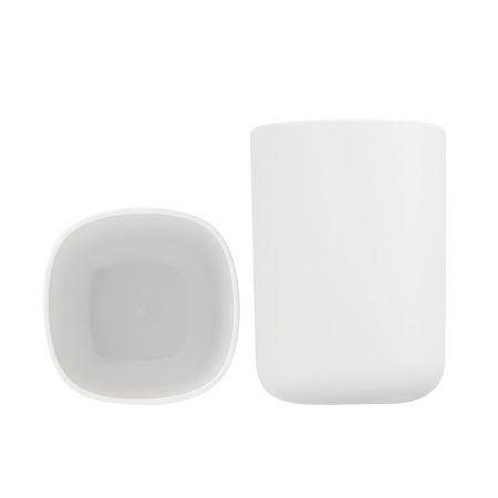 Стакан для зубных щеток Санакс 29032 белый, пластиковый