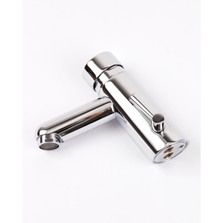 Смеситель для раковины FASHUN A527 нажимной, порционный с ручкой регулировки температуры воды