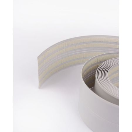 Бордюрная лента для ванной 30х30*3.35 м серая (1/24)