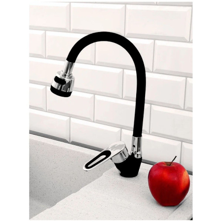 Смеситель для кухни Эверест B59-274F с высоким изливом