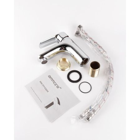 Смеситель для раковины Ammore A1002 хром