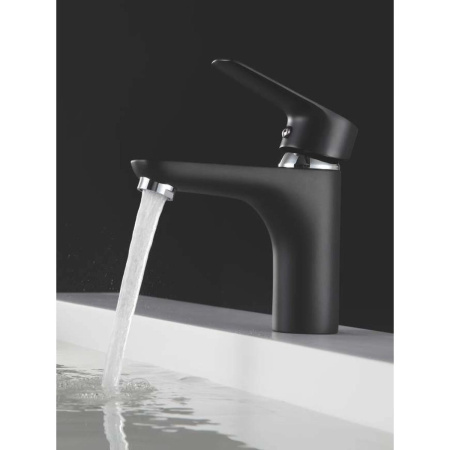 Смеситель для раковины Ammore A1003-A чёрный