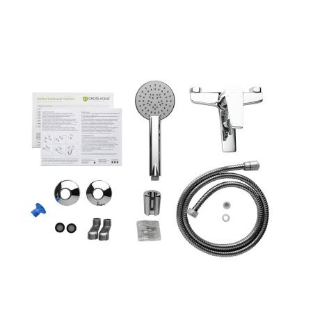 Смеситель для ванны GROSS AQUA Dyno 2105285C с коротким изливом