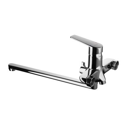 Смеситель для ванны GROSS AQUA Dyno 7121285C-35F с длинным изливом 350 мм