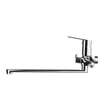 Смеситель для ванны GROSS AQUA Dyno 7121285C-35F с длинным изливом 350 мм