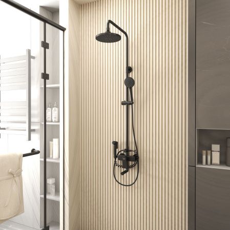 Душевая система DK Bayern.Furth DA1524705B18 с гигиеническим душем черный