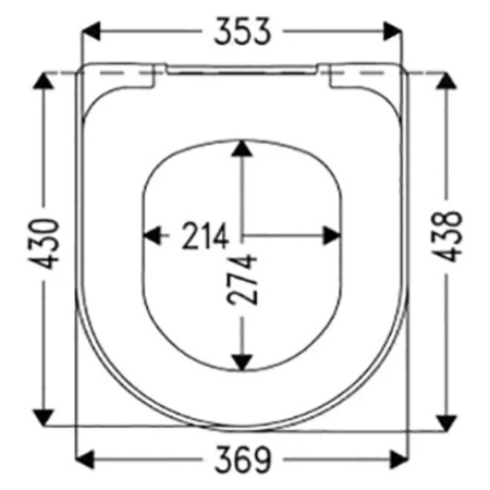 Сиденье для унитаза HARO Banoca Банока с микролифтом, быстросъемное, дюропласт, белое 532430