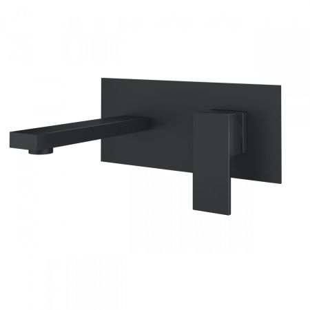 Смеситель для раковины D&K Bayern.Liszt DA1514405 встраиваемый настенный черный