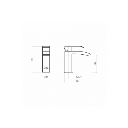 Смеситель для раковины FASHUN A51118-21 Бронза из нержавеющей стали