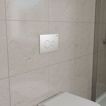 Кнопка механическая двойная D&K Venice DB1029016 белый