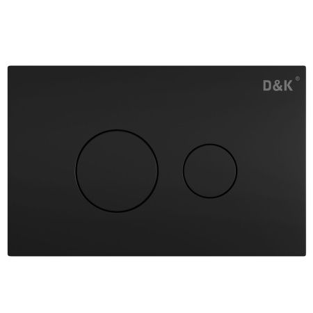 Кнопка механическая двойная D&K Venice DB1029025 черный