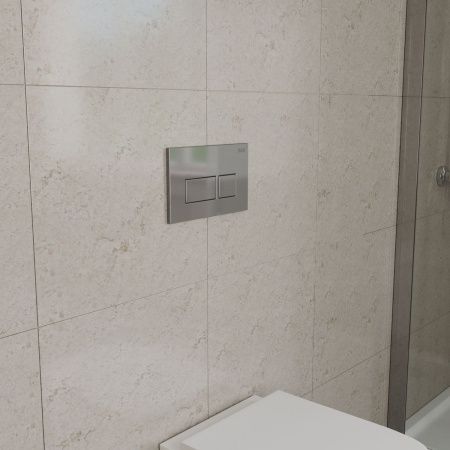 Кнопка механическая двойная D&K Berlin DB1439001 хром