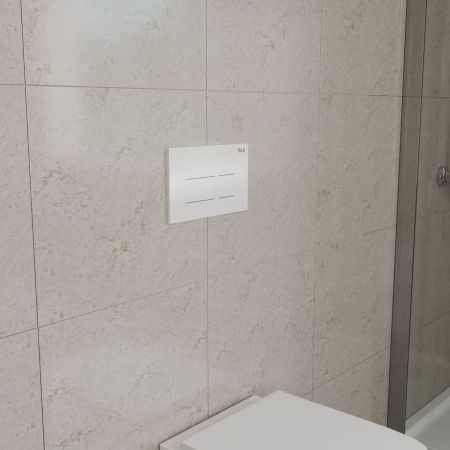 Кнопка механическая двойная D&K Berlin DB1439016 белый
