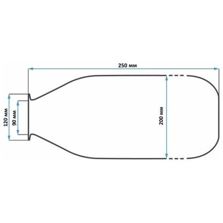 Мембрана для бака 24л. AB-EPDM-1924 (мин.1/50)