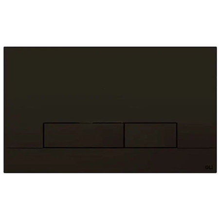 Кнопка механическая двойная Narrow OLIpure, пластик,  черный soft touch OLI 152942