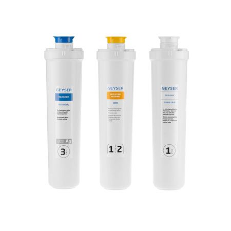 Комплект сменных картриджей для фильтра Гейзер Оптима Старт 50122