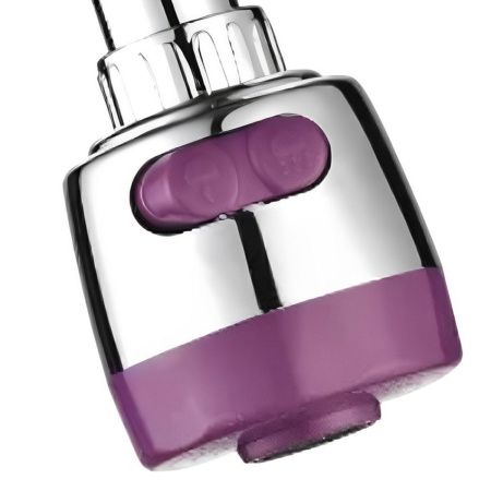 Аэратор Dokorona DK-763C 2-х режимный, цвет фиолетовый