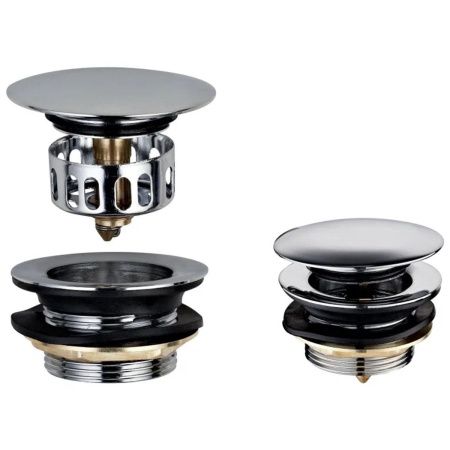 Донный клапан Dokorona DK-815A с системой клик-клак, гидрозатвором