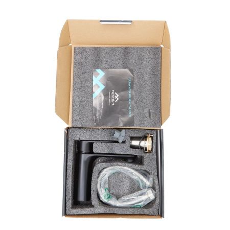 Смеситель для раковины FASHUN A1085-7, черный