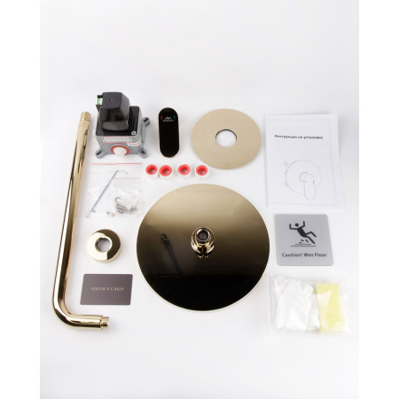 Смеситель для ванной FASHUN A7185-35 встраиваемый, золото