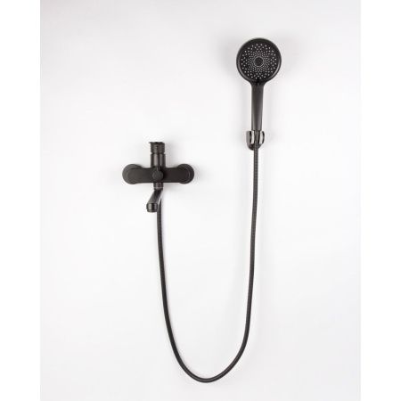 Смеситель для ванной FASHUN A2285-7 длинный излив, черный