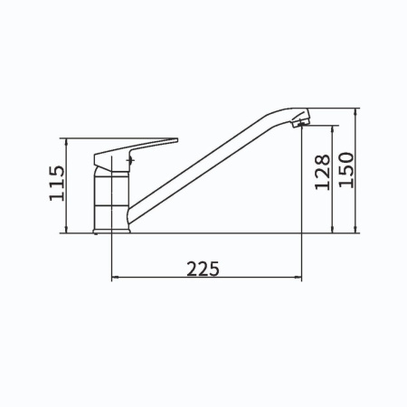 Смеситель для кухни FASHUN A4214-B