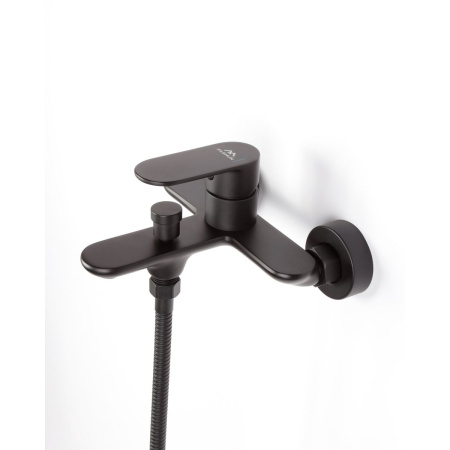 Смеситель для ванной FASHUN A3285-7 короткий излив, черный