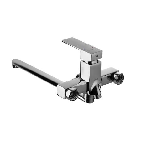 Смеситель для ванны Gross Aqua 2800880C-35F Edge хром