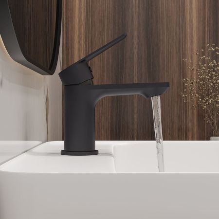 Смеситель для умывальника Gross Aqua Dyno Matt black 6248285MB