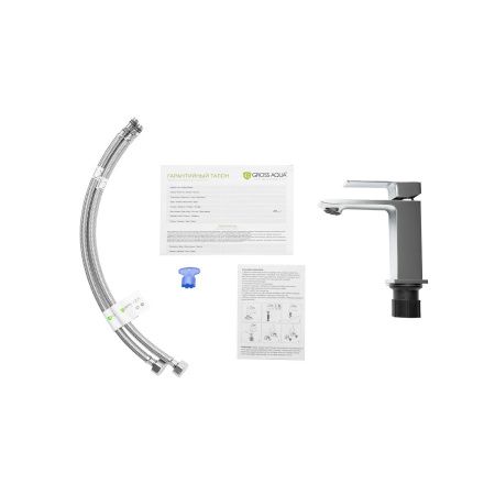 Смеситель для раковины Gross Aqua 6210880C Edge хром