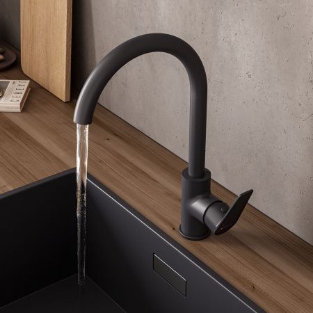 Смеситель для кухни Gross Aqua 3242285MB-B02 Dyno Matt Black