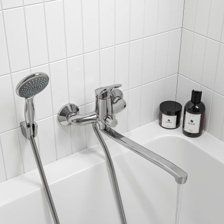 Смеситель для ванны Gross Aqua 7211258C-35S Base