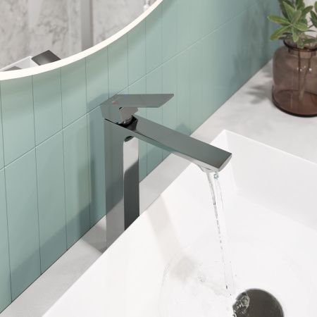 Смеситель для раковины Gross Aqua 6125880С Edge хром