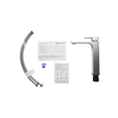 Смеситель для раковины Gross Aqua 6125880С Edge хром