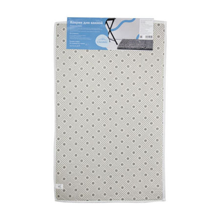 Коврик для ванной Санакс 00410 Moss хлопковый Кофе с молоком 50х80 см